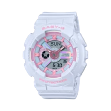 Casio 卡西欧 Baby-G 马卡龙系列手表，防震 100 米防水 甜美时尚运动女士腕表 GZXBA-110FH-2A - 均碼 - 查看 6