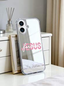 Customized Mirror Phone Case With Text: Carry Your Attitude With You, Lightweight And Anti-Drop, Can Also Be Your Style Identifier. Compatible With IPhone 13/11/17/16/14/15/15pro/15 Plus/15 Promax/7plus/8plus/X/Xs Max/Xr/11pro/12pro/13pro/14pro/12mini/13mini - Multicolor - View 9