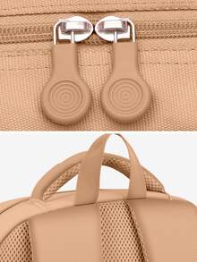 Capybara Kids Backpack - Cute Elementary School Bag With Ergonomic Back Support, Adjustable Crossbody & Top Handle. - Purple - View 7