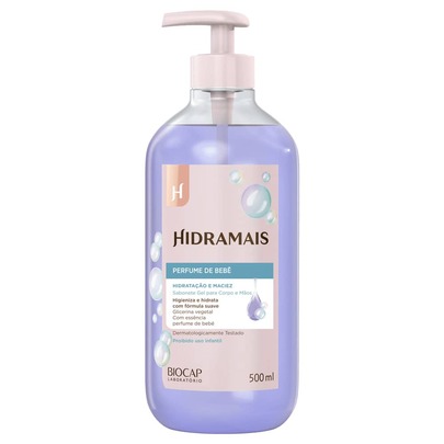 Sabonete Perfume de BB 500ml Limpeza Delicada e Suave Hidramais