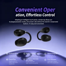 GTEQY Bluetooth Earbuds With LED Touchscreen & Real-Time Translation | Noise Cancelling, Bluetooth 5.4, 10H Playtime | Personalized Screen & Ergonomic Design - Màu tím - Xem 7