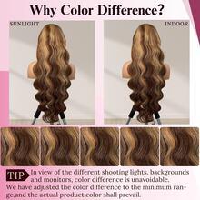 13x4 13x6 HD Lace Front Wig Human Blended Hair Body Wave 34 Inch - 200% High Density Glueless Wig Pre Plucked & Pre Cut With Natural Hairline & Baby Hair For , No Glue Ready To Wear - SP4/27 - View 9