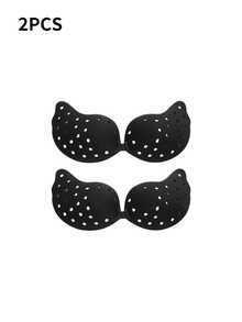 2/1 Pair Invisible Push Up Strapless Bra, Adhesive Silicone Nipple Covers, Backless Sticky Bras For Wedding Dress, Seamless Reusable Breast Lift Pasties - Multicolor - View 22