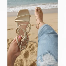 Beautiful And Modern Women's Sandal - Gladiator Z ✨ Beautiful, Comfortable And Stylish – Shine With Every Step! Gladiator Z - 金色 - 查看 2