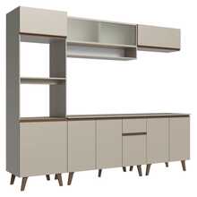 Cocina Integral Completa Modular Madesa Nice 260cm Crema 02 - Beis - Ver 11