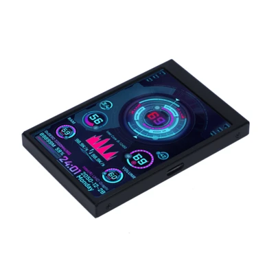 TURMO 3,5 İnç İkinci Ekran, IPS Tam Görüş Açılı Monitör, USB Gözetim Ekranı, USB ile Çalışan Bilgisayar Donanım Durum Ekranı, Masaüstü Bilgisayar Durum Monitörü, AIDA64 Önceden Yüklenmiş, Bilgisayar İzleme İçin, AIDA64 Kurulum Gerektirmez