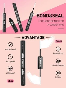 Eyelash Glue Tool Kit, Waterproof Eyelash Glue, Includes Eyelash Glue, Setting Liquid, Eyelash Tweezers, Remover, Sweat-Proof, Soft, Quick-Drying, Non-Irritating, Essential Eye Makeup Tools - Multicolor - View 6