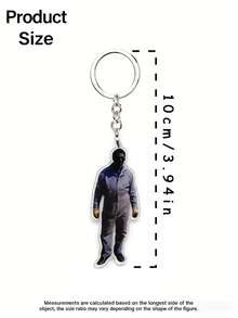 Customized Acrylic Cartoon Keychain, Personalized Gifts For Valentine's Day, Wedding, Birthday, Anniversary, Memento, Party, School. Customizable Keychain Gifts For Family, Friends, Couples, Classmates, Pets. Customizable Items, Family Gifts - Multicolor - View 11