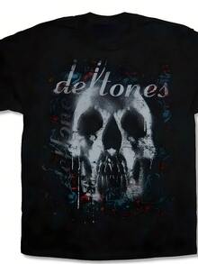 2026 Deftoness Singer Band Men men Hip Hop Rock Style Fashion Short Sleeve TShirts Summer Oversized Causual Loose Tops - Negro - Ver 1