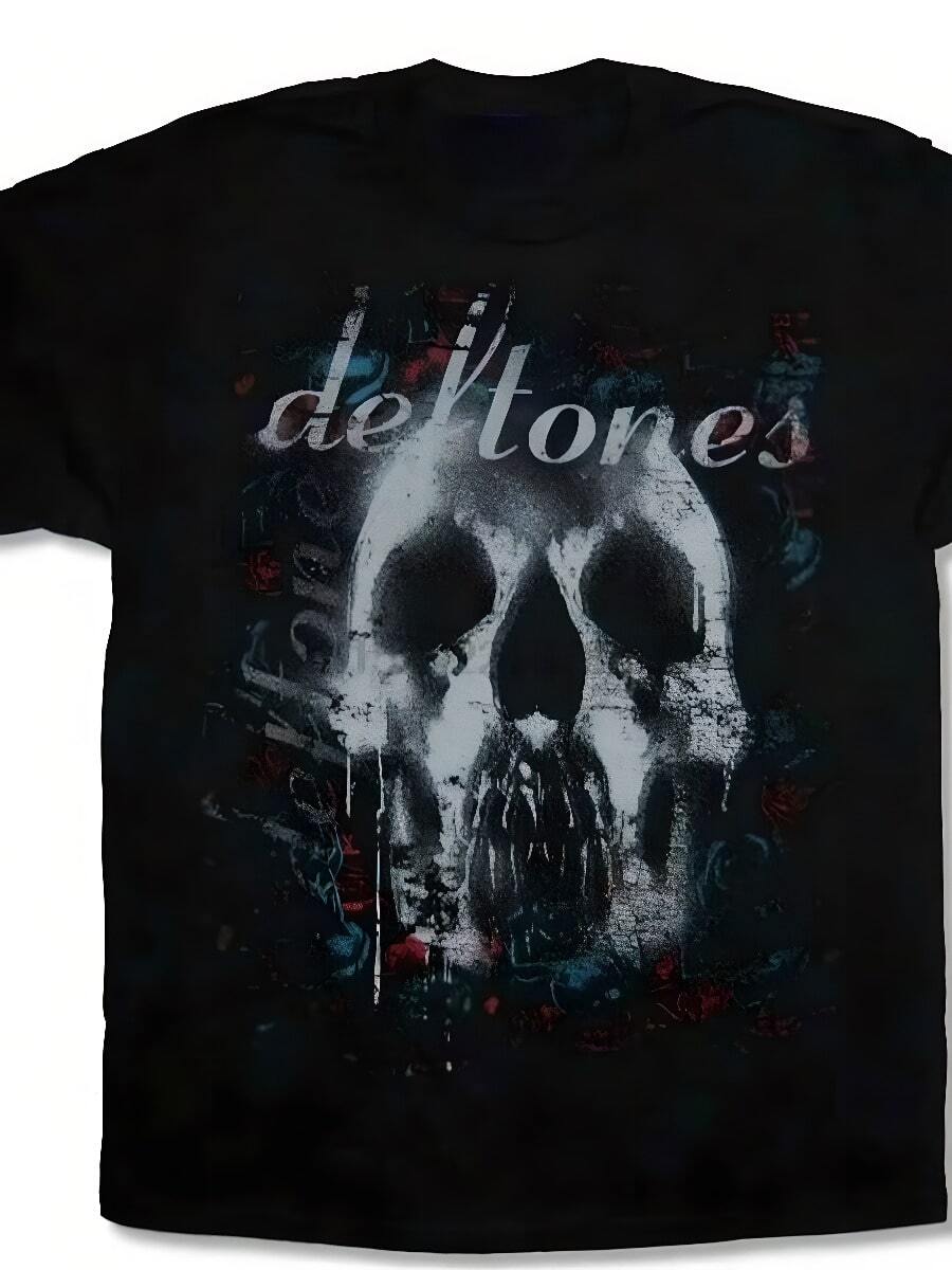 2026 Deftoness Singer Band Men men Hip Hop Rock Style Fashion Short Sleeve TShirts Summer Oversized Causual Loose Tops - Negro - Ver 1