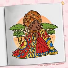 40 Pages 190g "COZY FASHION" Cute Fashion Coloring Book - Elegant Outfit Coloring Book, Relaxing & Healing Coloring Book, Creative Stationery Gift (Perfect For Wedding Season, Mother's Day) - COZY FASHION - View 8