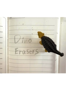 Cartoon Dinosaur Erasers, Cute Stationery, Student Desk Pets, Classroom Rewards, Party Favors, School Supplies (Random Style) - Multicolor - View 5