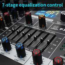 8/12-Channel Bluetooth Studio Audio Mixer 99 Bit DSP Digital Processor W/USB MP3 For PC Recording Input, XLR Microphone Jack, 48V Power, For Professional And Beginners DJ Mixer - US A Type Plug(110-127V) - View 10