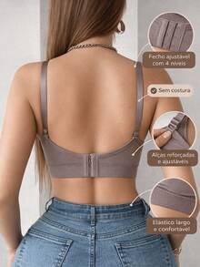 Set Of 2 Women's Maternity Bras For Nursing, Super Comfortable, Seamless - 彩色 - 查看 2