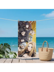 300g The Eminence In Shadow Beach Towel Bath Towel Multiple Sizes Sand Towel Soft Absorbent Quick Dry Lightweight UPF Sun Protection For Beach Pool Picnic Camping Travel Outdoor - trắng - Xem 1