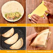 This Tortilla Maker Features An Adjustable And Removable Edge Roller, Suitable For Making Burritos, Tortillas, Dumplings, Pies, And Sandwiches. It Is Dishwasher - 橘色 - 查看 5
