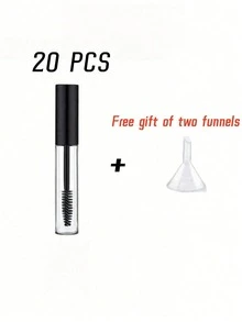 1/2/4/5/10/20/50个10毫升空睫毛膏管（带刷头），适用于蓖麻油，可重复灌装透明瓶，样品包装，适用于睫毛和眉毛DIY化妆品，批发，价格实惠，圣诞礼物，化妆品，化妆工具，廉价商品，礼品，女士礼品，圣诞礼物，赠品，旅行，廉价商品，旅行必备品 - 彩色 - 查看 21