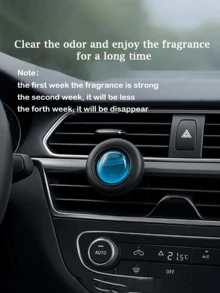 1pc New Car Fragrance Clip, Multi-Scent Ventilation Clip, 4ml Each, Long-Lasting Air Freshener, Odor Eliminating For Up To 30 Days - Multicolor - View 12