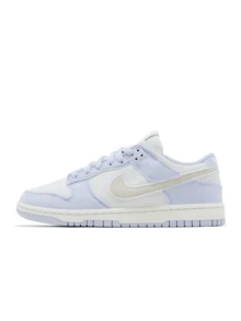 Nike Dunk Low 男式运动鞋灯芯绒多层毛绒舒适 HF1985-001 - 紫色和白色 - 查看 1