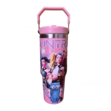 30oz Stainless Steel Vacuum Insulated Tumbler, K-POP Demon Hunter Design, Kpop Themed Insulated Cup, Suitable For Home, Sports Hydration, Office, Travel, Camping, Best For Birthday, Holiday, Anniversary, Valentine's Day Gifts - Multicolor - View 5