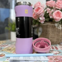 32OZ Insulated Stainless Steel Water Bottle Double-Layer Kettle With Straw Vacuum Flasks For Sports Travel - 彩色 - 查看 6