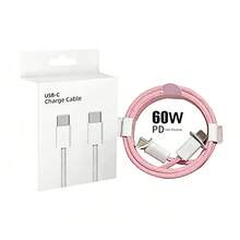 USB-C To USB-C Charging Cable,3.3 6.6 Feet, Type-C To Type-C Fast Charging Cable, Compatible With IPhone 17/16/15/15 Pro/15 Pro Max/15 Plus/IPad Pro/Air 5/,Galaxy S25/S24/S23, Honor, OPPO, Vivo, OnePlus Phones - Multicolor - View 12