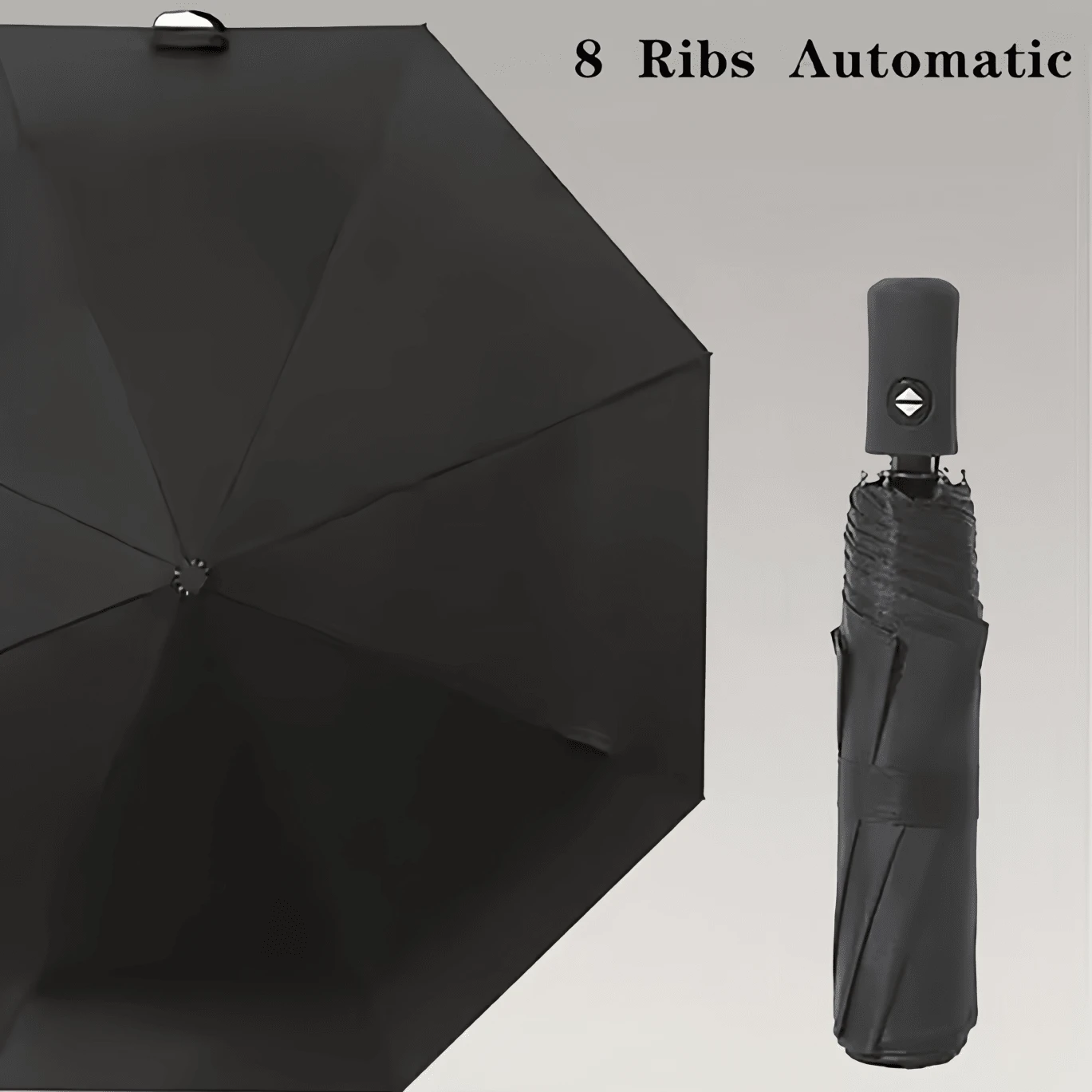 Automatic Opening And Closing Folding Umbrella - Compact Design - Ergonomic Handle, 8 Steel Ribs - Portable And Durable Outdoor Folding Umbrella, Sturdy And Durable Men's Business Umbrella, Windproof, Rainproof And Sun-Protective, Women's Dual-Use Sun And Rain Umbrella, Women's Gift, Automatic Opening/Closing, Stylish And Portable, Suitable For Sun And Rain.