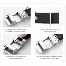 1pc Men's Fashionable Versatile Belt, Black/Casual Business Gold/Youth Middle-Aged Silver Belt, Suitable For Daily Life, Boyfriend And Elders, Summer, School Autumn, Autumn/Winter Halloween Accessories, Suitable For Teenagers, Youth, Men's Daily, Outdoor, Sports, Vacation, Graduation Gift, Birthday, Daily Wear - Multicolor - View 7