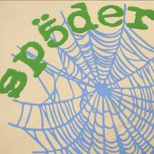SP5DER Hoodie Spider Print Streetwear Unisex Oversized ,Sweatshirt For Men Women - Apricot - View 3
