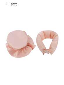 3 قطع مجموعة أدوات تجعيد الشعر بدون حرارة من الساتان الوردي، أعواد تجعيد ناعمة مع غطاء للشعر، مناسبة لجميع أنواع الشعر، بسيطة وعملية، مناسبة للاستخدام ليلاً، لا تؤثر على النوم، استيقظ مع تجعيدات طبيعية، مثالية لتصفيف شعر النساء أثناء التنقل - وردي - مشاهدة 10