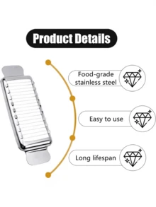 1pc Upgraded Cheese Slicer, Butter Divider, Multifunctional Cheese, Sausage, Ham, Egg Cutter - Multicolor - View 6