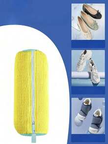 1pc 360° Washing Bag, Suitable For Various Shoe Types - Anti-Deformation, Machine Washable & Air Dryable, Protective, Suitable For Sports & Casual Shoes - Multicolor - View 11
