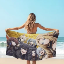 300g The Eminence In Shadow Beach Towel Bath Towel Multiple Sizes Sand Towel Soft Absorbent Quick Dry Lightweight UPF Sun Protection For Beach Pool Picnic Camping Travel Outdoor - trắng - Xem 4