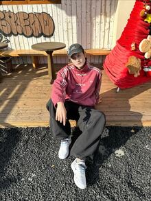 Adidas Originals CTT 3.1 SOFT New Chinese Style Mandarin Collar Striped Long Sleeve Jacket, Unisex