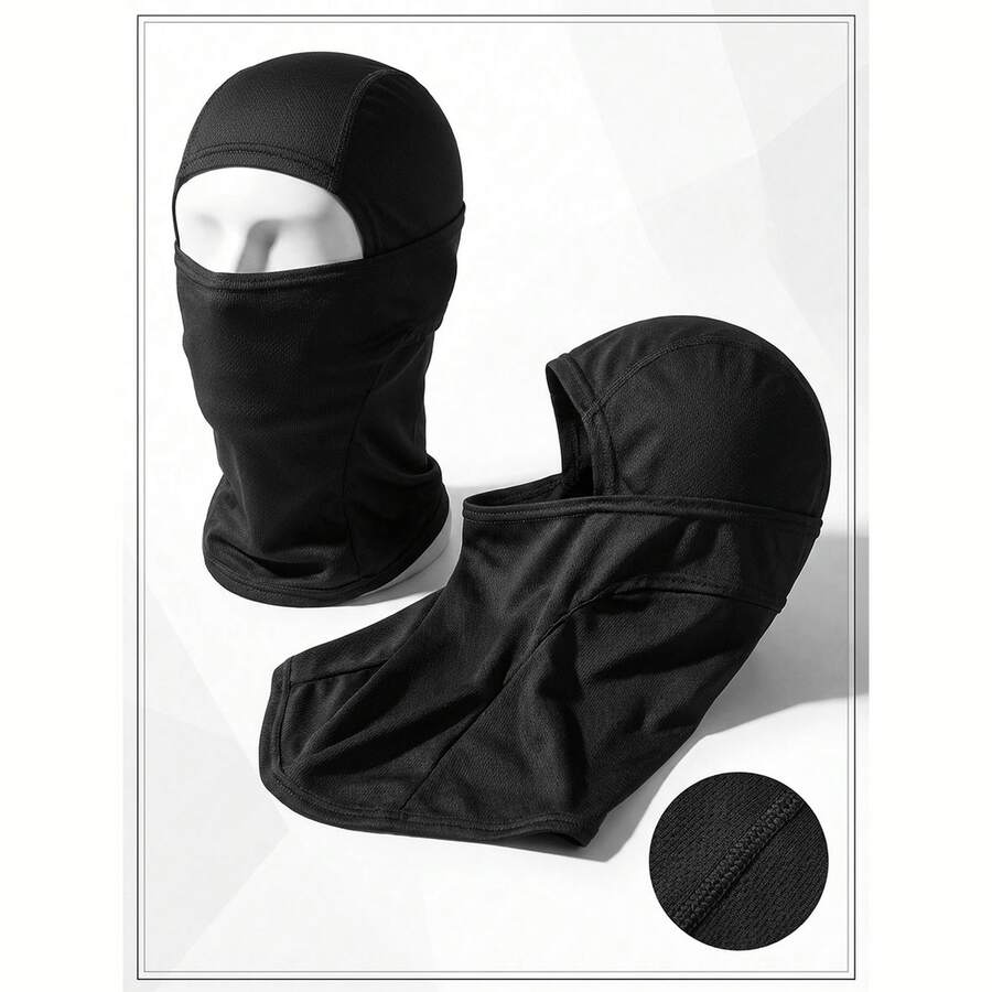 1/多件装男女通用拉法帽，颈套面罩，防晒头巾，适合骑行、徒步旅行、聚会、滑雪等。 - 彩色 - 查看 1