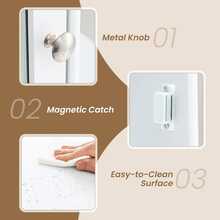 Espejo Gabinete Armario De Pared Baño 77*15*72cm Blanco - Blanco - Ver 6