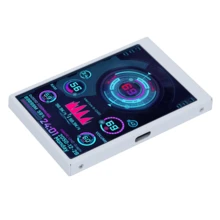 TURMO 3.5英寸IPS全视角USB显示器，台式电脑状态显示器，无需安装 - 白色 - 查看 2