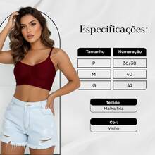 Women Tank Tops & Camis - Màu Đỏ Sâu - Xem 3