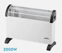 Avant ABRILA Convector Falla 2000W White 3 Power Settings, Adjustable Thermostat, Overheat Protection, Handle, And Turbo Function 39x53x20cm GUARANTEED QUALITY - EU F Type Plug(220-240V) - View 3