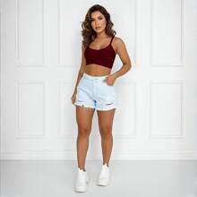 Women Tank Tops & Camis - Màu Đỏ Sâu - Xem 1