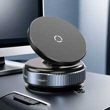 2026 Novo Suporte de Telefone Magnético para Carro Ajustável e Dobrável com Ventosa Grande, Ímã N52 Forte, Rotação de 360°, Instalação com Ventosa de Vácuo no Painel, Adequado para Azulejos de Banheiro, Superfícies de Vidro, Material ABS, Redondo, Design Elegante | Dia dos Pais/Dia dos Namorados, Observação: Suporta apenas Instalação em Superfícies Lisas Compatível com iPhone, Telefone Android, Presente para Aniversário, Família, Presentes de Amigos Acessórios de Carro Forte Resistente - Multicolorido - Visão 2