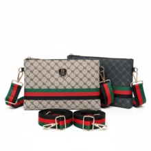 1pc Men's Wristlet Clutch Crossbody Bag, Women's Fashionable Multi-Function Shoulder Bag, Large Capacity Portable Printed Design Side Bag, Valentine's Day Holiday - Multicolor - View 4