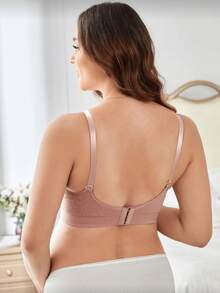 Set Of 2 Women's Maternity Bras For Nursing, Super Comfortable, Seamless - 彩色 - 查看 11