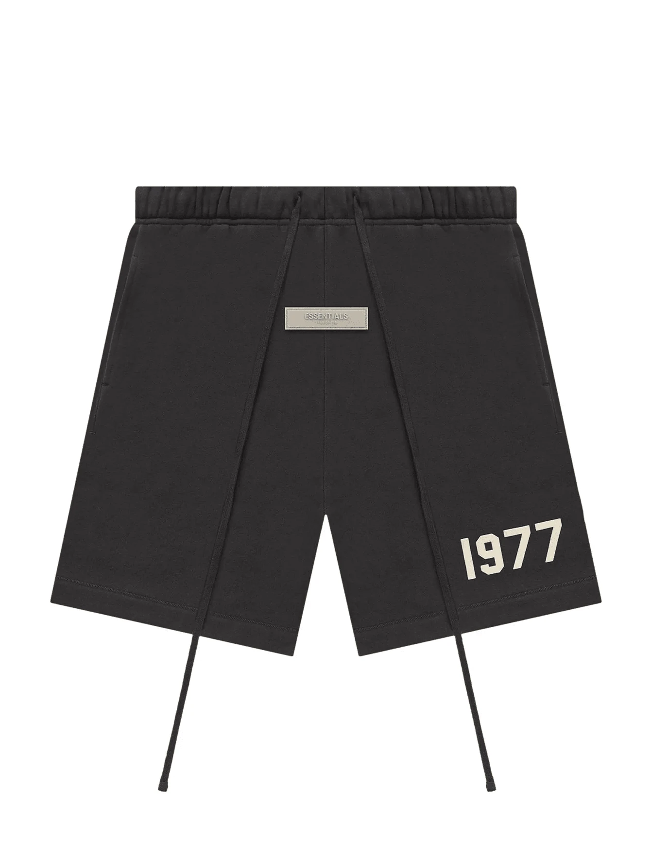 Essentials 运动短裤 舒适透气速干弹力纯色 男士户外运动跑步 黑色 160BT212000F - 黑色 - 查看 1