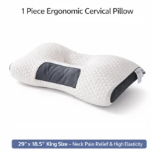 1pc/2PCS  Family Beds, Large Size, With Honeycomb Ventilation Holes, Soft And Comfortable, Suitable For Side Sleeping, Lying Sleeping, And Various Sleeping Positions - trắng - Xem 13