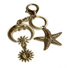 1pc Women's Personalized Alloy Rhinestone Cross Keychain, New Minimalist Cross Keychain Pendant, Creative Gold-Plated Hanging Ornament, Fashion Bag Keychain, Gift For Mother