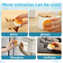 Sponge Eraser Shoe Cleaning Eraser Shoe Sponge Eraser Rubber Eraser Household Magic Sponge Eraser Rubber Sponge Eraser Rubber Sponge Cleaner Multi-Purpose Kitchen Cleaning Block Kitchen Cleaning Sponge Dishwashing Sponge For Cleaning Dishes, Teaware, Cups And Tea Stains Magic Cleaning Agent Cleaner Multi-Purpose Shoe Cleaning Agent - Multicolor - View 4