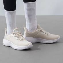 Skechers New Women's Cushioned Fitness Shoes Casual Thick-Soled Dad Shoes - Apricot - View 2