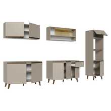 Cocina Integral Completa Modular Madesa Nice 300cm Crema - Beis - Ver 10