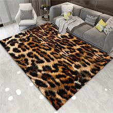 1 件装柔软可水洗豹纹地毯 - 适用于客厅、卧室、音乐室和游戏室的装饰地毯 - 优雅家居装饰、装饰地毯、卧室装饰、小地毯、地毯、家居装饰、客厅地毯、客厅小地毯、卧室地毯、客厅家居装饰、户外地毯、可水洗地毯 - 彩色 - 查看 1